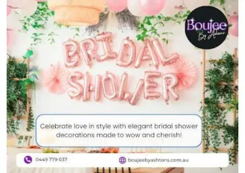 💍 Bridal Shower Dreams Come True – Decorations by Boujee By Ashtons