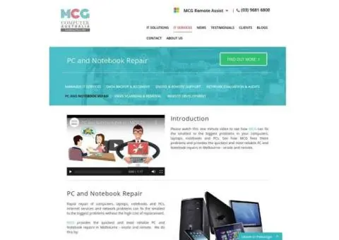 Computer Support Melbourne | IT Support Melbourne CBD | MCG Computer