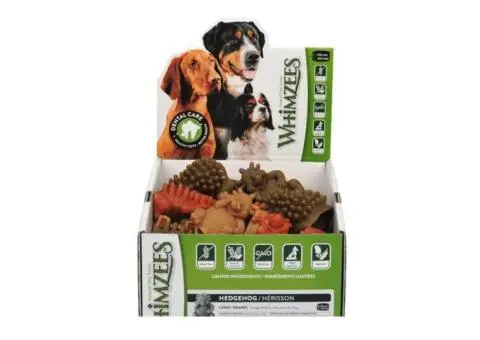 Whimzees Hedgehog Bulk Box Dental Treats