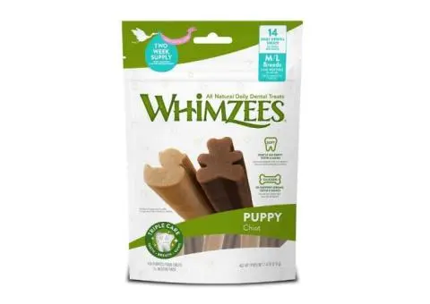 Whimzees Puppy Valuebag Dental Treats