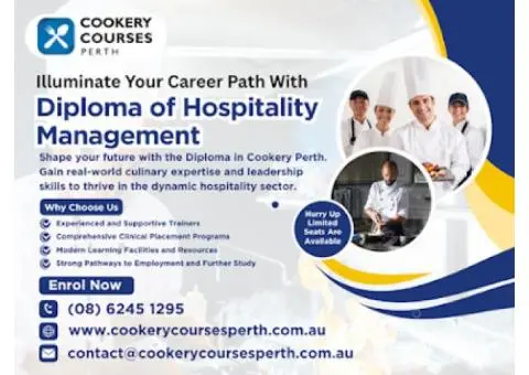 Master the Art of Food and Service with Hospitality Courses Perth at Our Culinary Centre