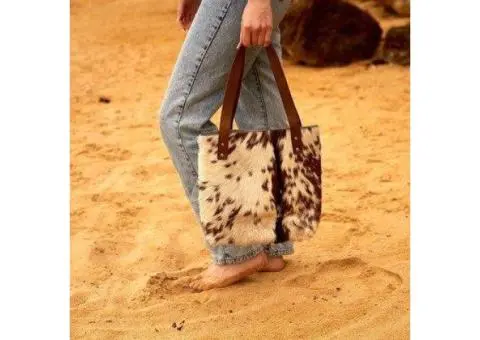 Genuine Couture with One-of-a-Kind Cowhide Bags