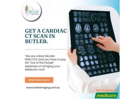 Book your Cardiac CT scan with the experts at Butler Medical Imaging.(08) 9544 3999