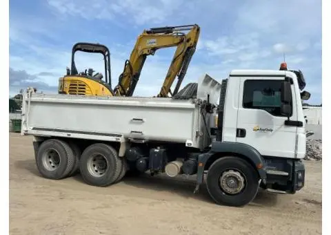 5 tonne Excavator & Tipper for Hire