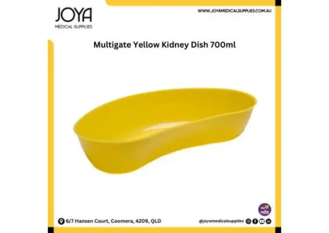 Multigate Yellow Kidney Dish 700ml - Joya Medical Supplies
