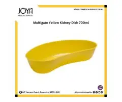 Multigate Yellow Kidney Dish 700ml - Joya Medical Supplies