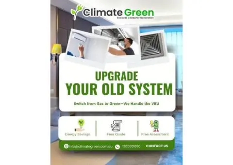 Upgrade Your Heating with Climate Green – Save Big with VEU Rebates!