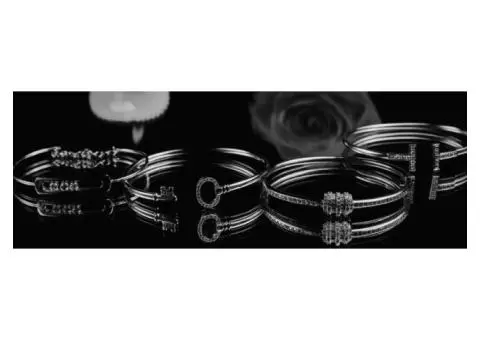 Timeless Elegance with Silver and Marcasite Bangles