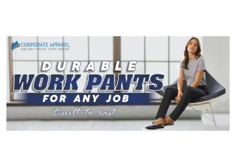 Get the durable work pants for any job which built to last