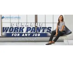 Get the durable work pants for any job which built to last