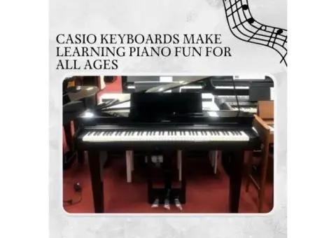 Play Like a Pro: Casio Pianos Make Great Sound Accessible