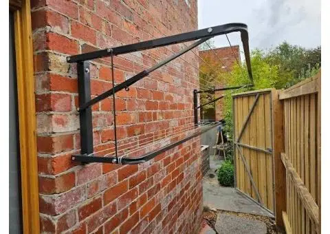 Folding clothes line installation in Adelaide