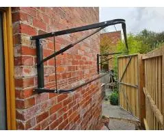 Folding clothes line installation in Adelaide