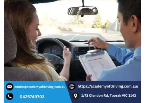 Practical Driving Lessons by Leading Driving School in St Kilda