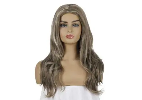 Long Wavy Wig for Women Heat Resistant Fiber for Daily Party - 4/9