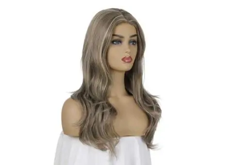 Long Wavy Wig for Women Heat Resistant Fiber for Daily Party - 5/9