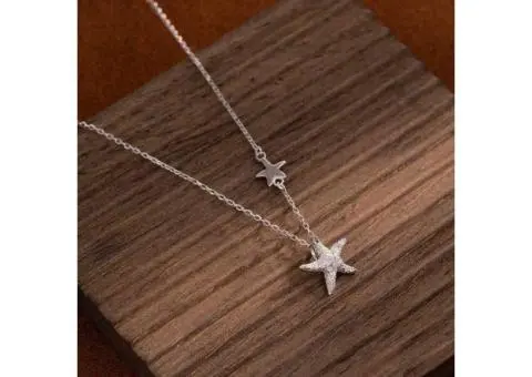 Celestial Star Necklace for Girls S925 Silver Pendant Jewelry - 4/4