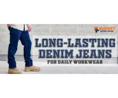 LONG-LASTING DENIM JEANS FOR DAILY WORKWEAR