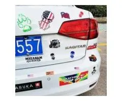 Custom Car Stickers for Business Branding and Mobile Advertising