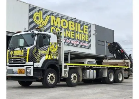 Book Affordable Truck Crane Rental with DV Cranes