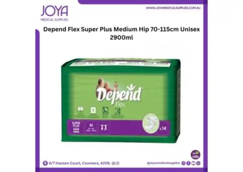 Depend Flex Super Plus Medium Hip 70-115cm Unisex 2900ml - Joya Medical Supplies