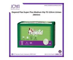 Depend Flex Super Plus Medium Hip 70-115cm Unisex 2900ml - Joya Medical Supplies