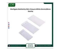 Multigate Multistrip Skin Closure White 6mmx38mm Sterile - Joya Medical Supplies