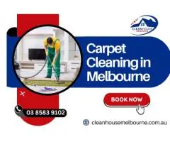 Top-Rated Carpet Cleaning Melbourne – Deep Steam, Stain & Odour Removal by Clean House