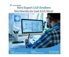 Hire Expert CAD Drafters Worldwide for Just $10/Hour!