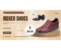 Comfort Meets Style: Women's Rieker Shoes at Blackheath Shoes Store, NSW