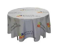 Branded Round Table Cloths – Enhance Your Event Presence with Style