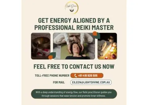 Get Energy Aligned by a Professional Reiki Master