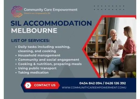 SIL Accommodation Melbourne: Embrace Your Best Life!