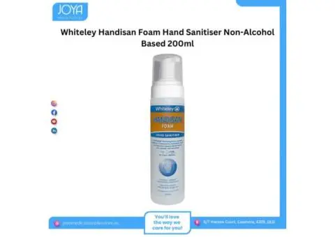 Whiteley Handisan Foam Hand Sanitiser Non-Alcohol Based 200ml - Joya Medical Supplies