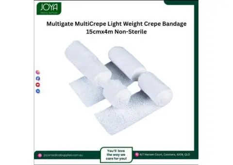 Multigate MultiCrepe Light Weight Crepe Bandage 15cmx4m Non-Sterile - Joya Medical Supplies