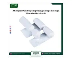 Multigate MultiCrepe Light Weight Crepe Bandage 15cmx4m Non-Sterile - Joya Medical Supplies