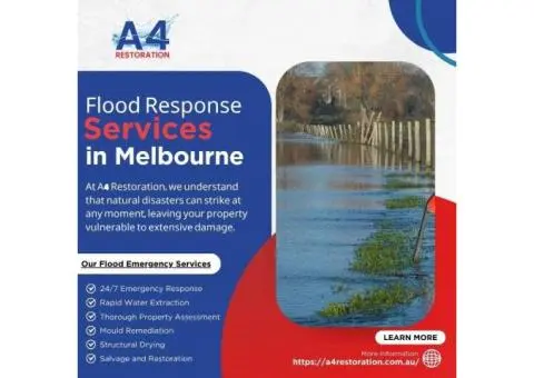 Flood Response Services in Melbourne