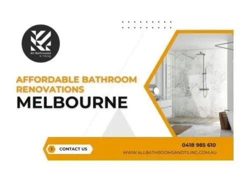 Affordable Bathroom Renovations Melbourne: Quality Within Reach!