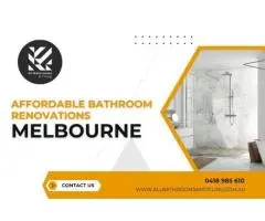 Affordable Bathroom Renovations Melbourne: Quality Within Reach!