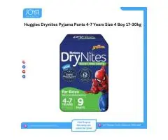 Huggies Drynites Pyjama Pants 4-7 Years Size 4 Boy 17-30kg - Joya Medical Supplies