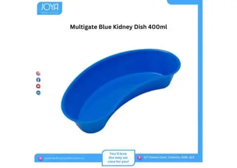 Multigate Blue Kidney Dish 400ml - Joya Medical Supplies