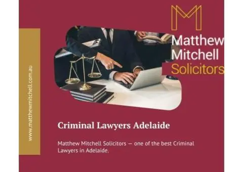 Criminal Lawyers Adelaide