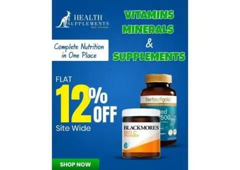 Shop Health Supplements Online in Australia | 10% off Sitewide. Use code Win10