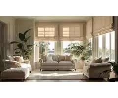 Elegant Roman Blinds in Adelaide – Custom-Made & Installed