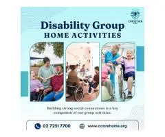 Disability Group Home Activities