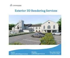 High-quality Architectural 3D Exterior Rendering Services in USA
