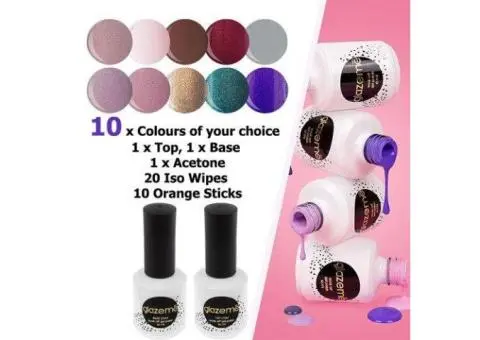 GlazeMe™ Custom Colour Packs – Create Your Perfect Gel Polish Set