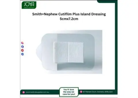 Smith+Nephew Cutifilm Plus Island Dressing 5cmx7.2cm - Joya Medical Supplies