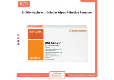 Smith+Nephew Uni-Solve Wipes Adhesive Remover - Joya Medical Supplies