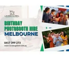 Birthday Photobooth Hire in Melbourne - Tailored for You